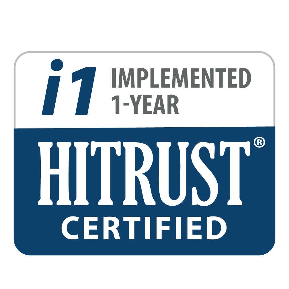 HiTrust Certified Logo.